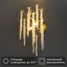 Светильник настенный бра Лайма 467021902 2 лампы 60 Вт G9 220