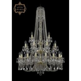 Хрустальная подвесная люстра Art Classic 44501 11.21.16+8+4.300.3d.h-128.Gd.Sp подсвечник