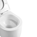Подвесной унитаз Aquatek Мия AQ2004T-00 безободковый, крышка с микролифтом, белый