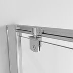 Душевой уголок Niagara Nova 90x100 NG-66-9A-A100-34 стекло прозрачное, профиль хром, без поддона