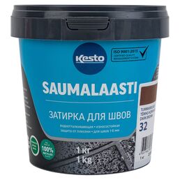 Затирка Kesto Saumalaasti 32 1 кг темно-коричневый 80914