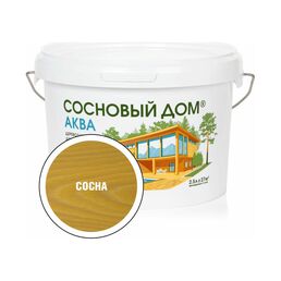 Акриловый декоративный антисептик для дерева ЗАО Декарт «Сосновый Дом» АКВА 28853