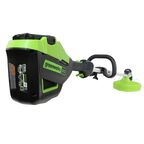 Триммер аккумуляторный GreenWorks 2108307UB 60 В 1x4 Ач АКБ и ЗУ входит в комплект