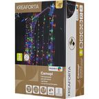 Гирлянда светодиодная капли Kreaforta Camopi на солнечных батареях 1.5x1.5 м цвет разноцветный