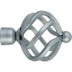 Наконечник Orbis Глобус, металл, цвет серебро, 10 см