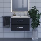 Тумба под раковину Uperwood Upd Foster 70 см 291020516 подвесная, черная