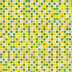 Мозаика Mir Mosaic Natural Color palette зеленая стеклянная 300х300х4 мм глянцевая