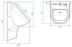 Писсуар Santek Гала 1WH301774