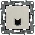 Розетка компьютерная встраиваемая Legrand Etika RJ-45 UTP cat 5 цвет слоновая кость