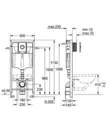 Инсталляция Grohe Rapid SL 38813001