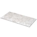 Столешница Раффиа 120x60x2 см искусственный камень цвет бежевый