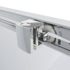 Душевая дверь Ambassador Forsa 140x200 см 17021120AX стекло прозрачное, профиль хром