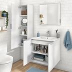 Пенал для ванной Sensea Essential 30x116x32 см цвет белый