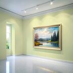 Краска водоэмульсионная для стен и потолков износостойкая матовая Profipaints SILVER INTERIOR VISION 0.9л , Лимонный пирог