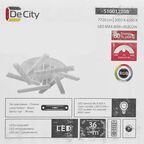 Люстра потолочная De City Оскар 8x10 Вт+22 Вт RGB LED 220 В с пультом управления