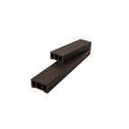 Профиль перил прямой ДПК T-Decks цвет Венге 45x90x3000 мм