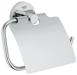 Держатель для туалетной бумаги GROHE Essentials с крышкой, хром (40367001)