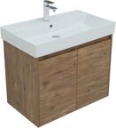 Комплект мебели Aquanet Nova Lite 76 см подвесной (тумба с раковиной и зеркалом)