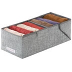 Ящик с отделениями Casy Home For Professionals 50x22x18см, серебряный