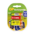 Аккумулятор GP 105AAAHC/MVM-2CR6 Ni-Mh HR03 AAA 970 мАч 1.2В 6 шт.