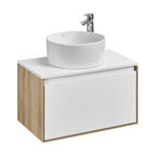 Столешница Aquaton Либерти 70 см 1A281203LY010  белый глянец
