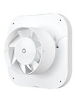 Вентилятор осевой Era Disc 4 159х159 мм d100 мм белый