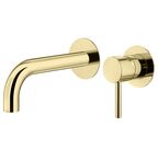 Комплект гигиенического смесителя с верхним душем Plumberia Selection IXO KITZXO01OR210 золото 24К