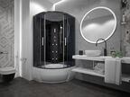 Душевая кабина Erlit Eclipse 100x100 ER5710TP-C24-RUS стекло тонированное, профиль черный