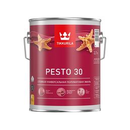 Стойкая алкидная универсальная эмаль Tikkurila PESTO 30 700001171