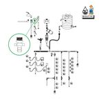 Адаптер для ПНД трубки BOUTTE, внешняя резьба 1/2"x16 мм, 2 шт