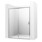 Душевая дверь Ambassador Forsa 140x200 см 17021120AX стекло прозрачное, профиль хром