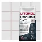 Затирка цементная Litokol Litochrom 1-6 Evo цвет LE 115 светло-серый 2 кг
