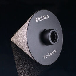 Коронка-фреза алмазная конусная Matoka 3 -75 мм для УШМ, 1 шт.