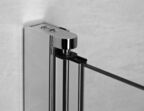 Душевой уголок Radaway EOS II KDJ 80/L стекло прозрачное, профиль хром, без поддона
