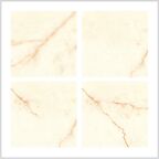 Глазурованный керамогранит Ceramente Stellare Marble Pro Antique White 60x60 см 1.44 м² матовый цвет белый