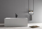 Ванна акриловая Abber 170x75 AB9281 белая с каркасом в комплекте
