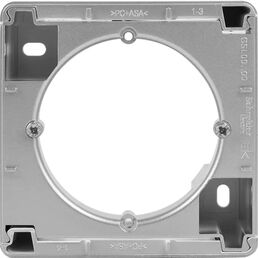 Коробка для наружного монтажа Systeme Electric Glossa 1 пост цвет алюминий