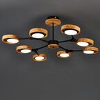 Люстра потолочная светодиодная Arte Lamp Signora с пультом управления 20 м² регулируемый белый свет цвет черный