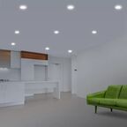 Спот встраиваемый Inspire Buziet GX53 под отверстие 90 мм цвет никель