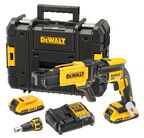 Аккумуляторный ленточный шуруповерт DEWALT DCF620D2K, 18 В, 30 Нм, 4400 об/мин, с 2 АКБ 2 Ач и ЗУ, в кейсе TSTAK (DCF620D2K-QW)