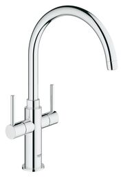 Эксклюзив — Смеситель для мойки GROHE Ambi Cosmopolitan с двумя рукоятками, высокий излив (30190000)