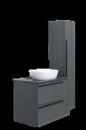 Мебель для ванной комнаты La Fenice Elba TWIN 80 см, подвесная, 2 ящика, Grigio