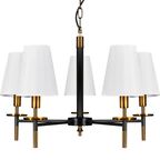 Люстра подвесная Arte Lamp Riccardo 5 ламп цвет черный