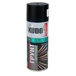 Грунт универсальный акриловый 520 мл аэрозоль KUDO, черный KU-2103