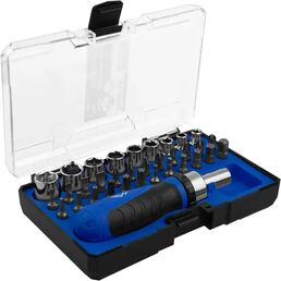 Отвертка с набором бит Vertextools 0033-34, 34 предмета