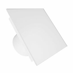 Вентилятор вытяжной DiCiTi AEON 4C, D 100, с обратным клапаном, со стеклянной панелью PAGM Pure White