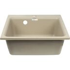 Мойка для кухни врезная Granfest Smart GF-SM430 43x43 см глубина чаши 17 см мрамор цвет песочный