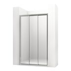Душевая дверь Ambassador Forsa 130x195 см 17021104NX стекло прозрачное, профиль хром