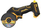 Аккумуляторная отрезная машина DEWALT DCS438E2T, 18 В, 76 мм, 20000 об/мин, с 2 АКБ 1.7 Ач и ЗУ, в кейсе TSTAK
