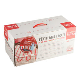 Теплый пол нагревательный мат СТН Квадрат тепла КМ-1800-12,0 12 кв.м 150 (1800) Вт